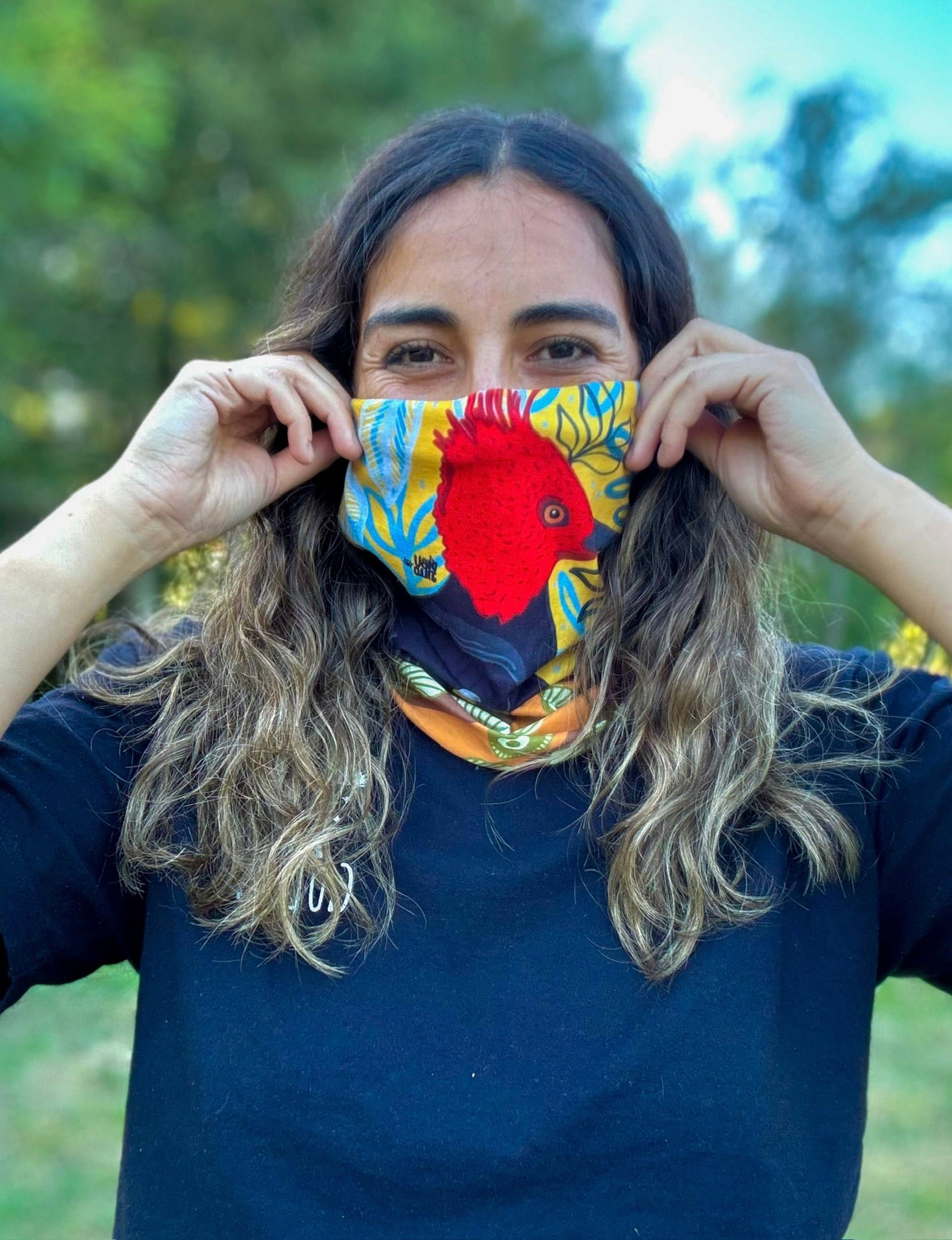 Bandana Multifuncional Outdoor - Pájaro Carpintero