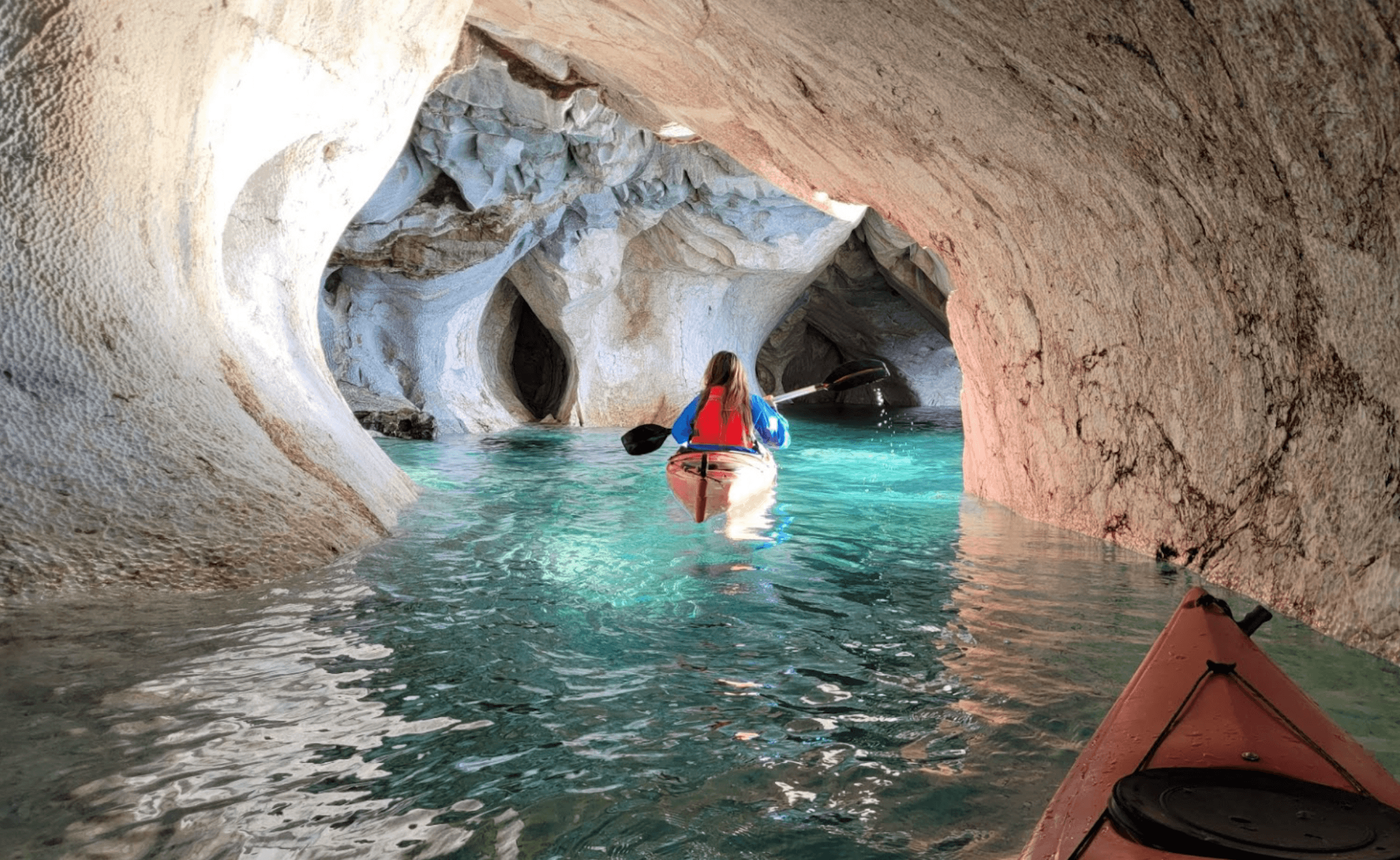Marble Cathedrals Kayak Tour | Puerto Rio Tranquilo