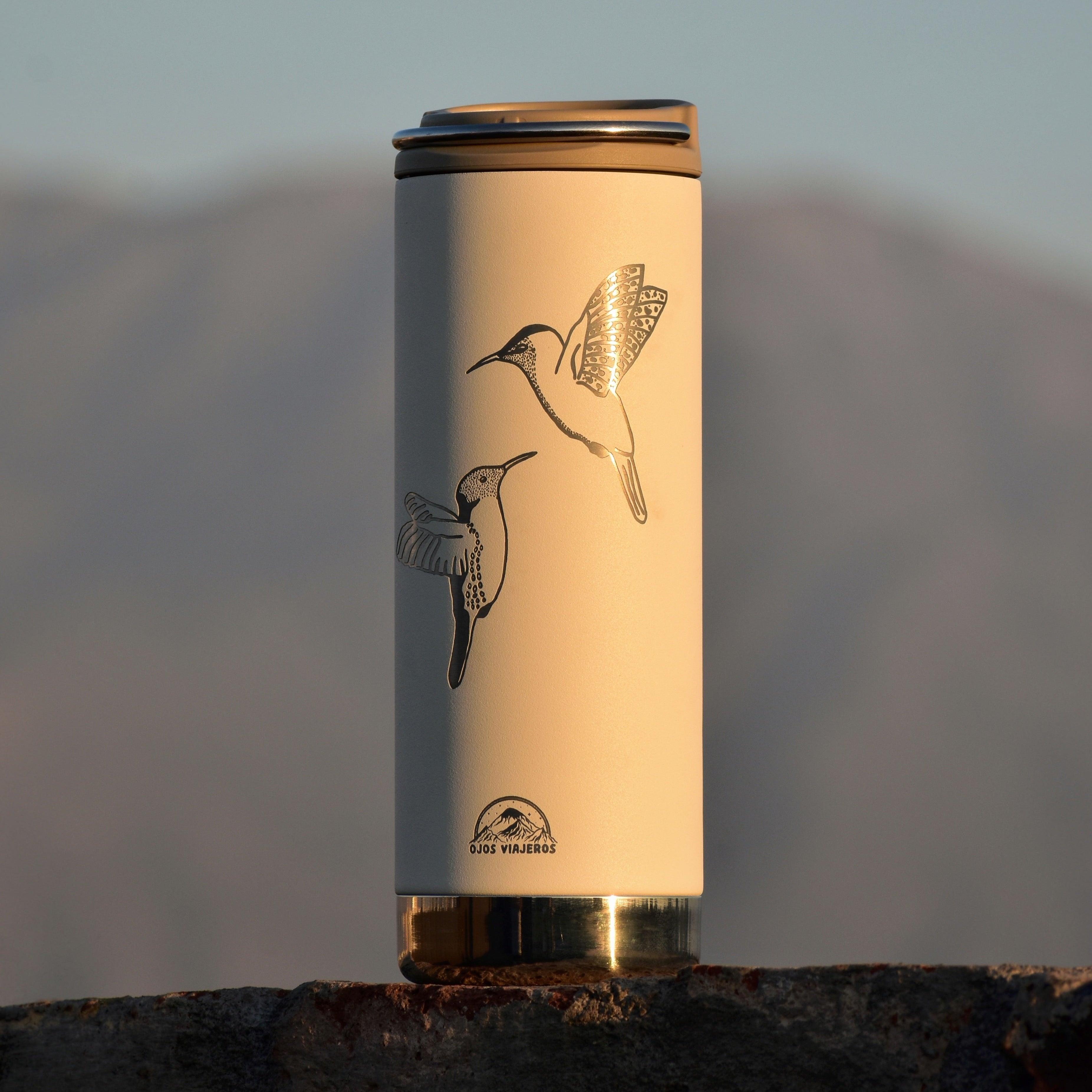 Botella TKwide Klean Kanteen - Picaflor Juan Fernández - Ojos Viajeros