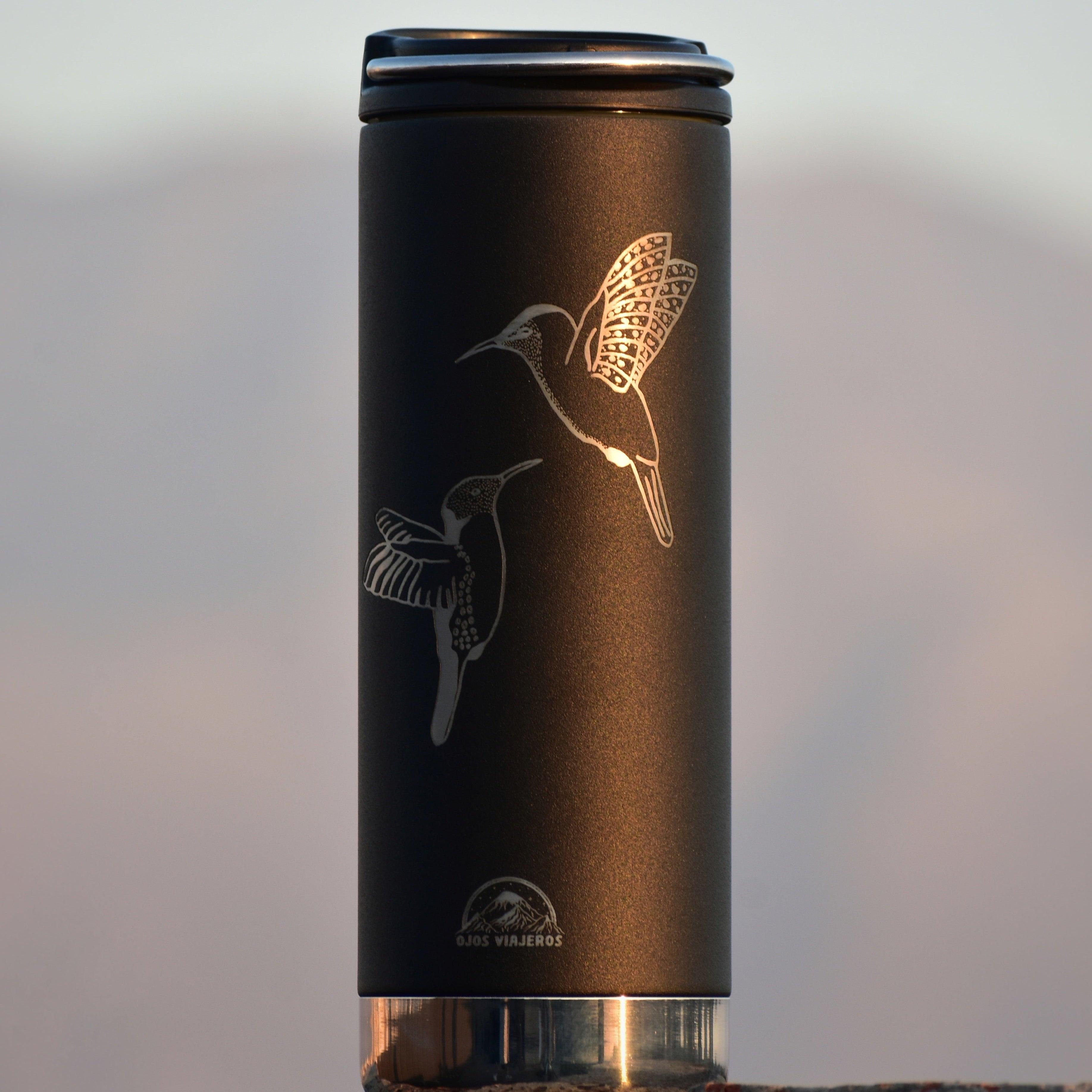 Botella TKwide Klean Kanteen - Picaflor Juan Fernández - Ojos Viajeros