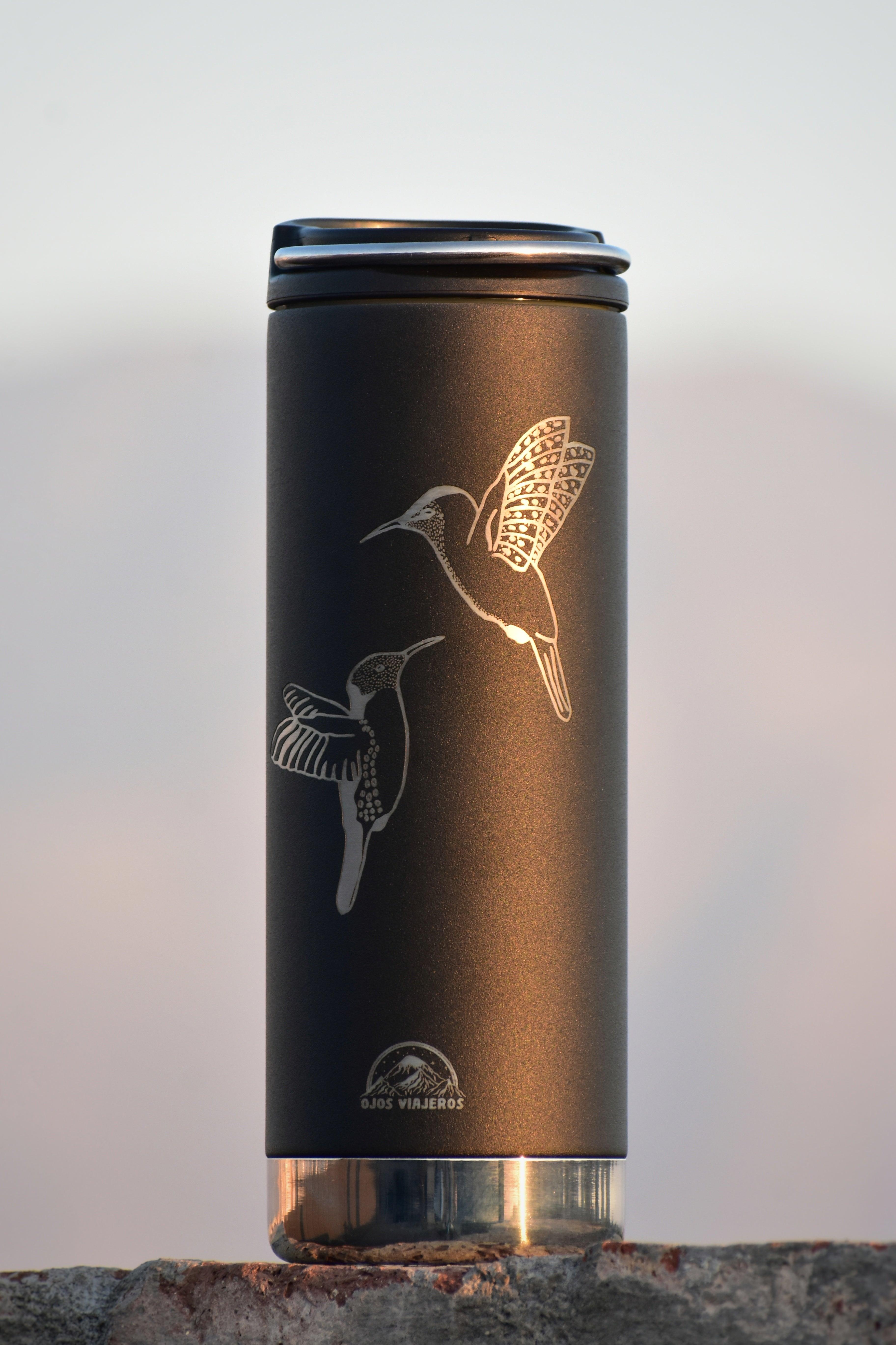 Botella TKwide Klean Kanteen - Picaflor Juan Fernández - Ojos Viajeros