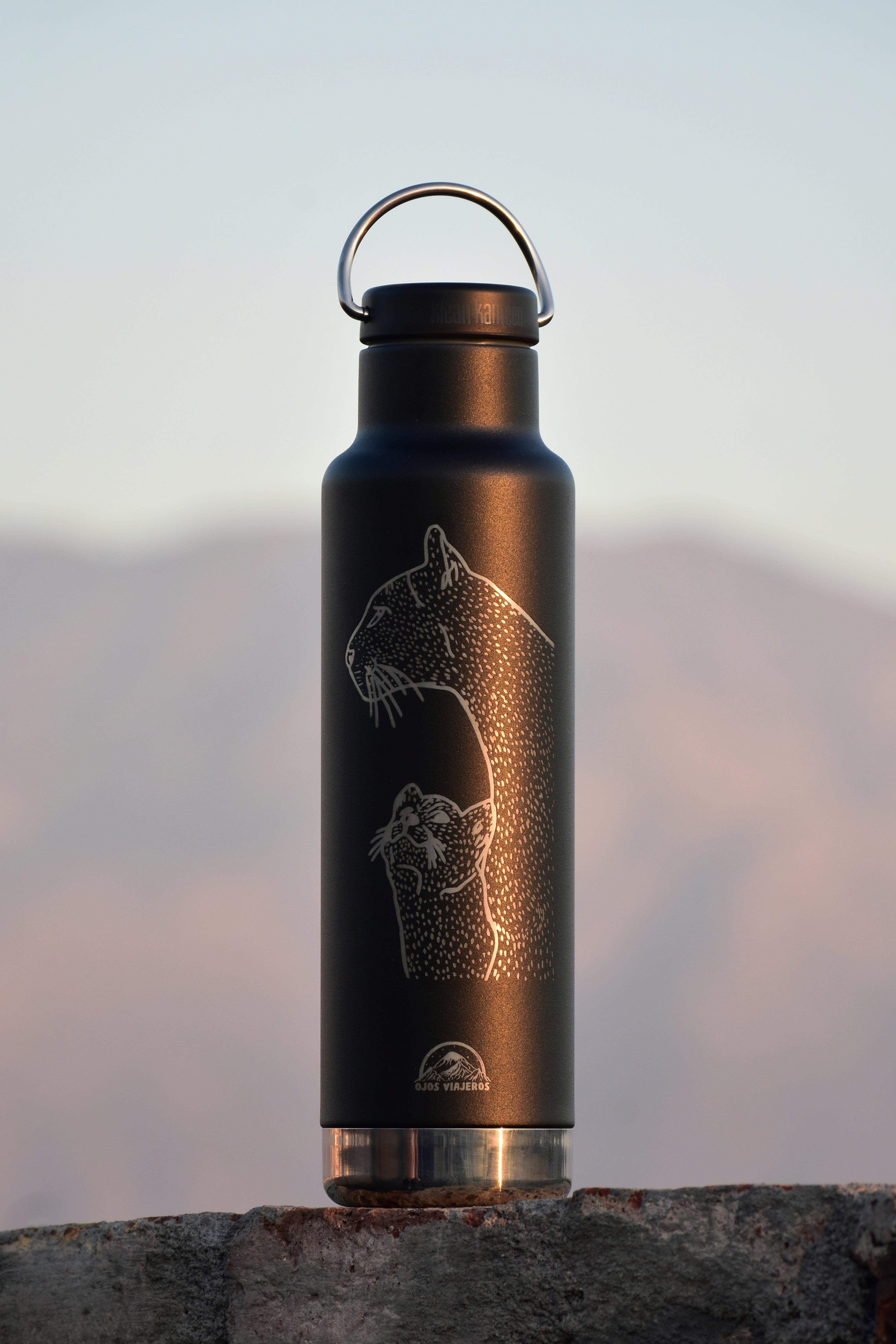 Botella Clásica Aislante Klean Kanteen - Pumas - Ojos Viajeros