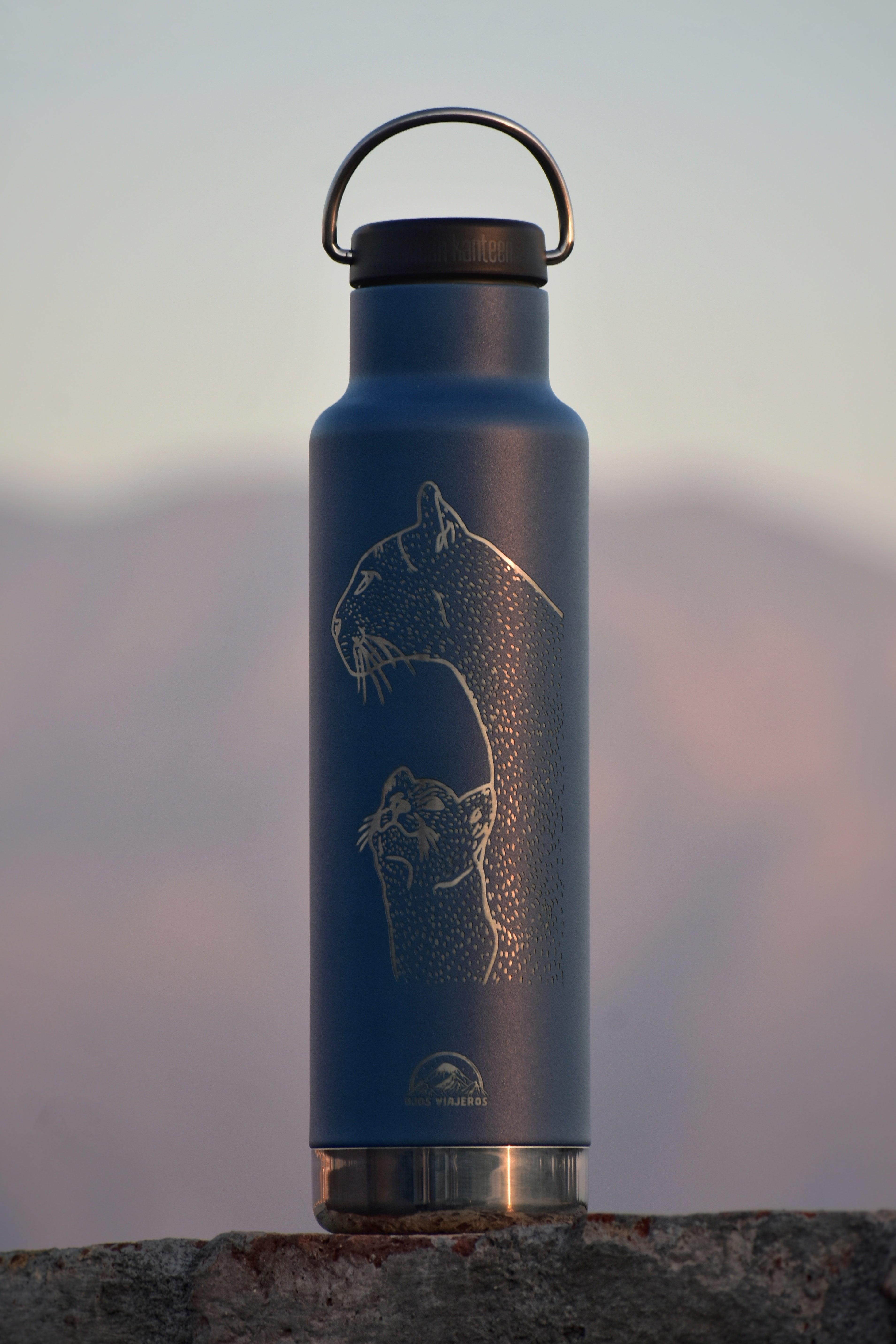 Botella Clásica Aislante Klean Kanteen - Pumas - Ojos Viajeros