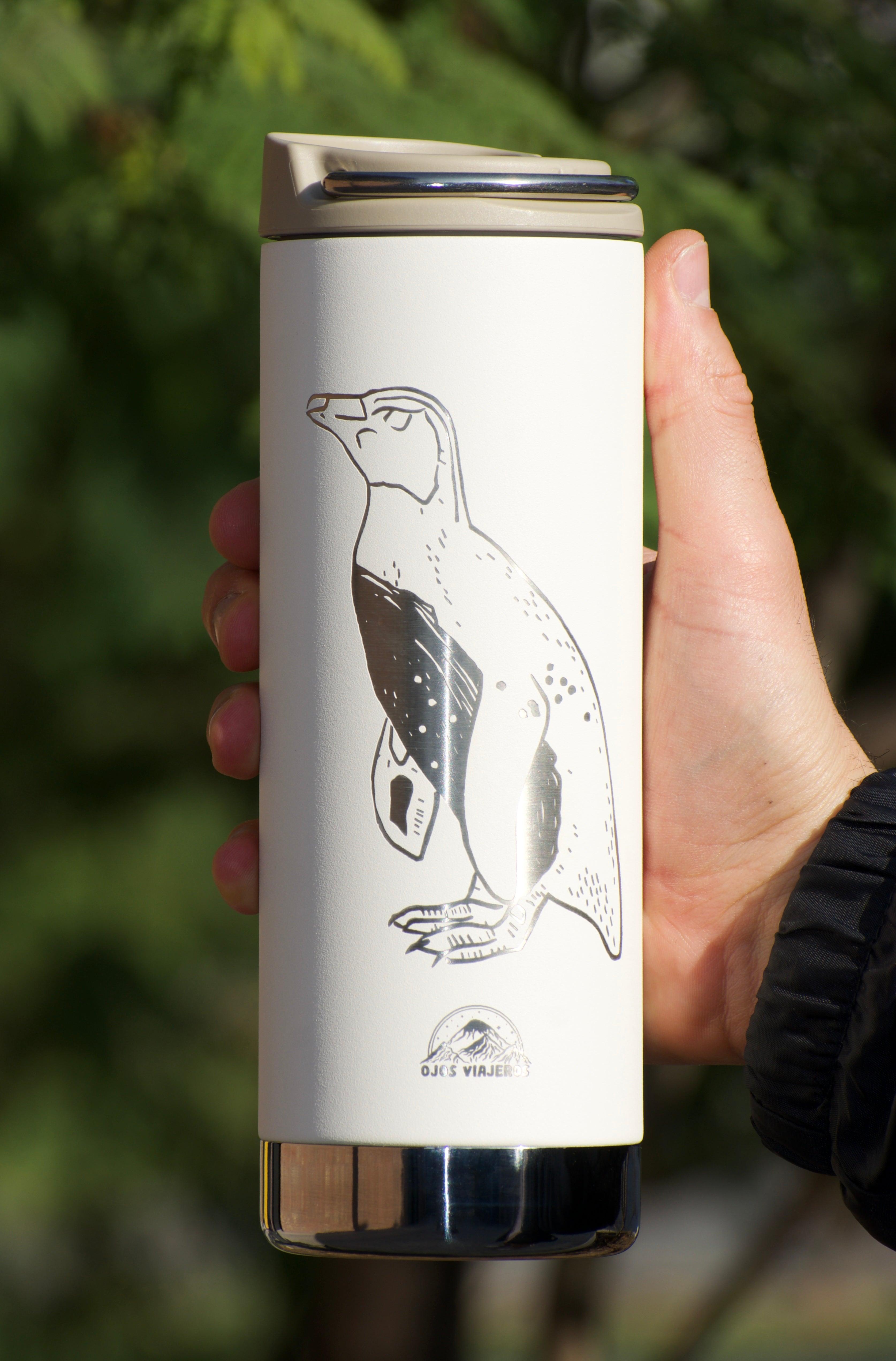 Botella TKwide Klean Kanteen - Pingüino de Humboldt - Ojos Viajeros