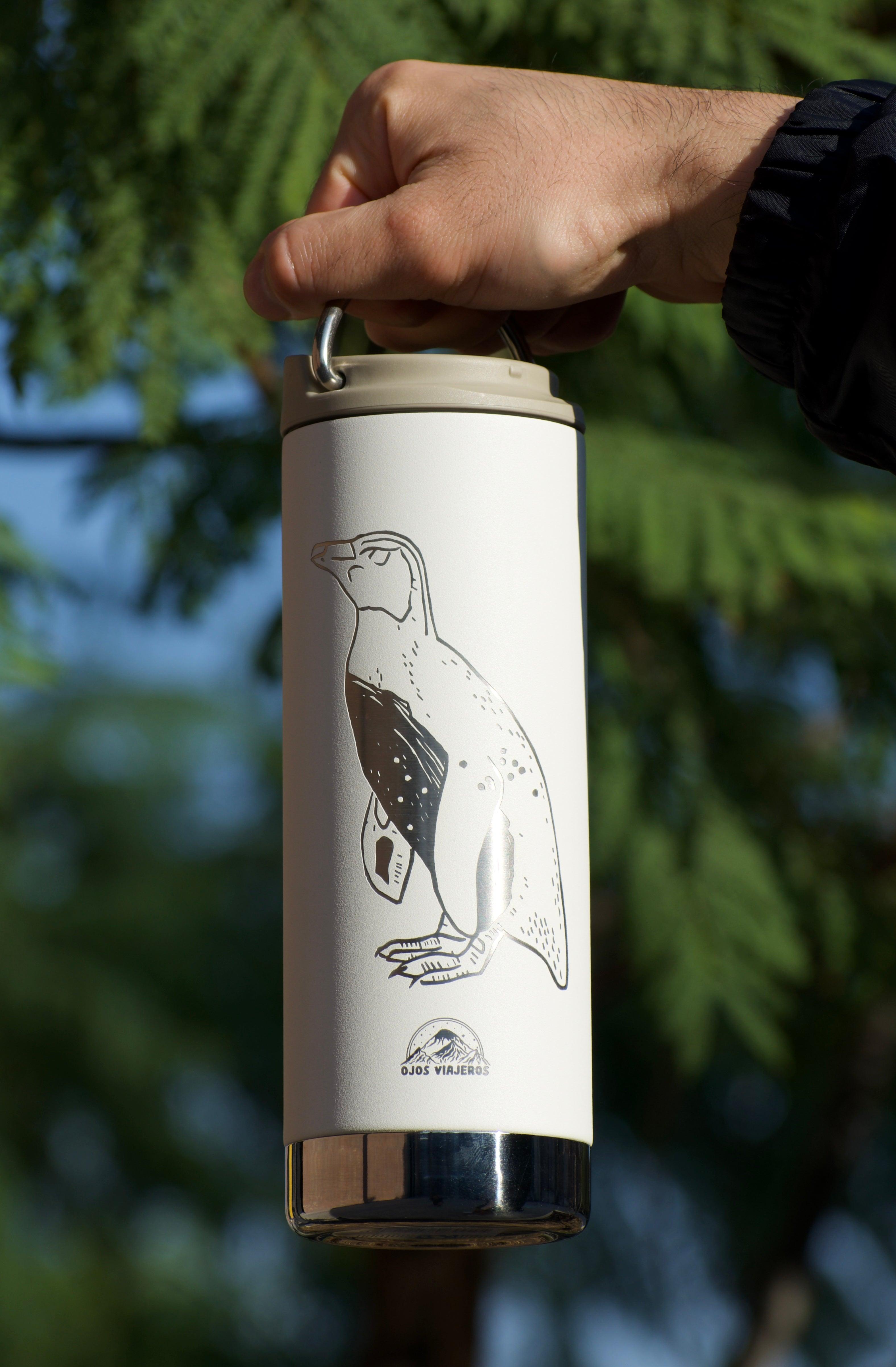 Botella TKwide Klean Kanteen - Pingüino de Humboldt - Ojos Viajeros