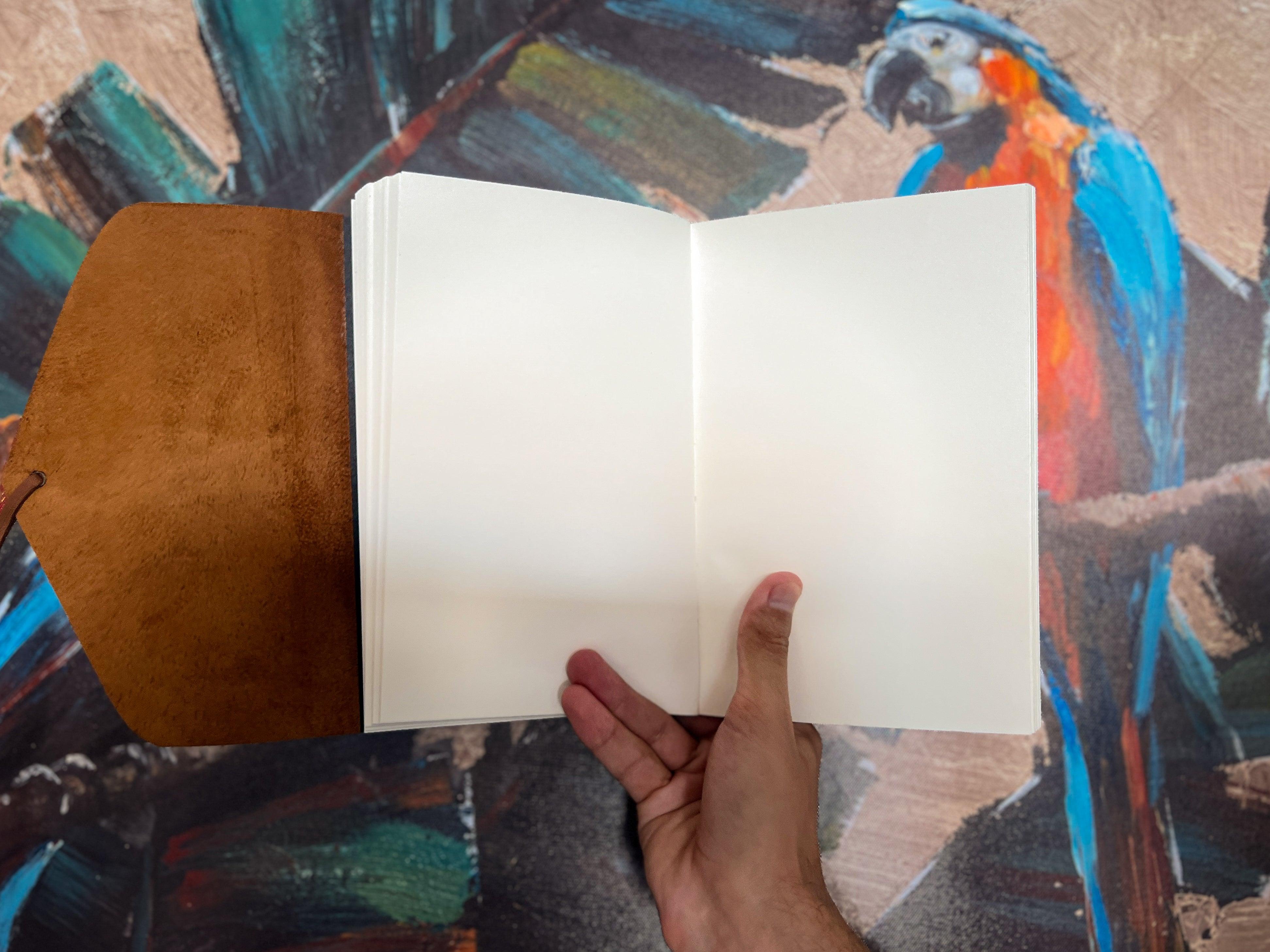 Libreta de Cuero Zorro Chilla - Ojos Viajeros