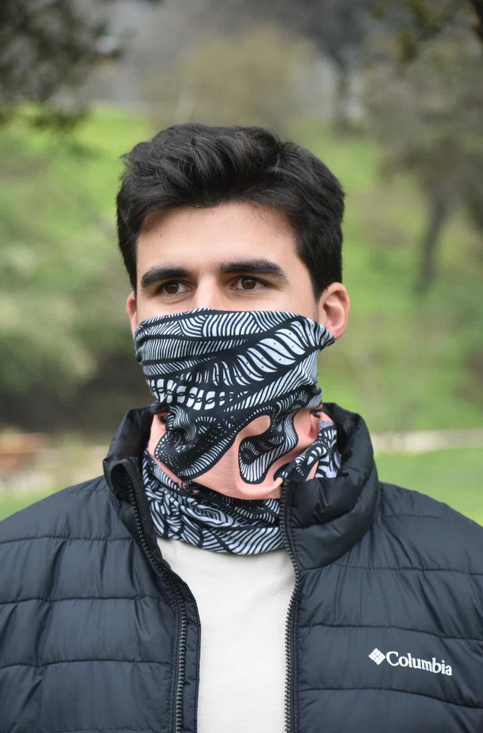 Bandana Multifuncional Outdoor - Mar en Pichilemu Naranjo - Ojos Viajeros