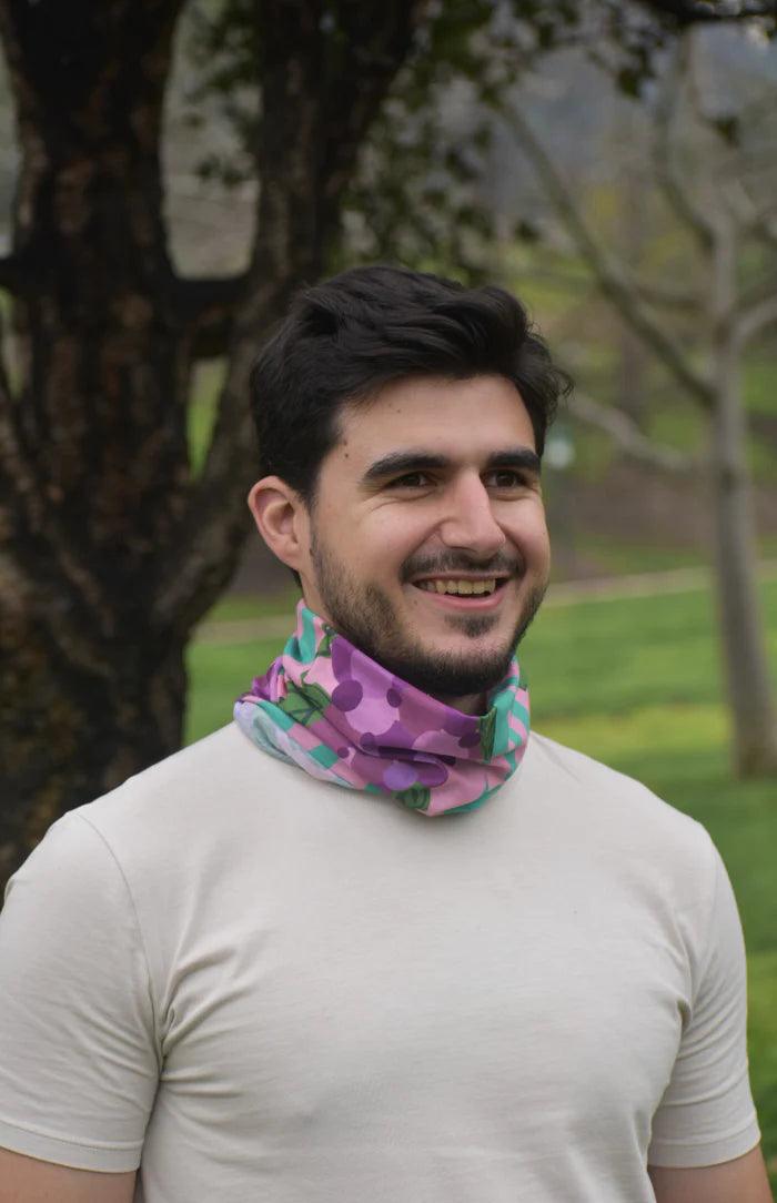 Bandana Multifuncional Outdoor - Uvas del Valle - Ojos Viajeros