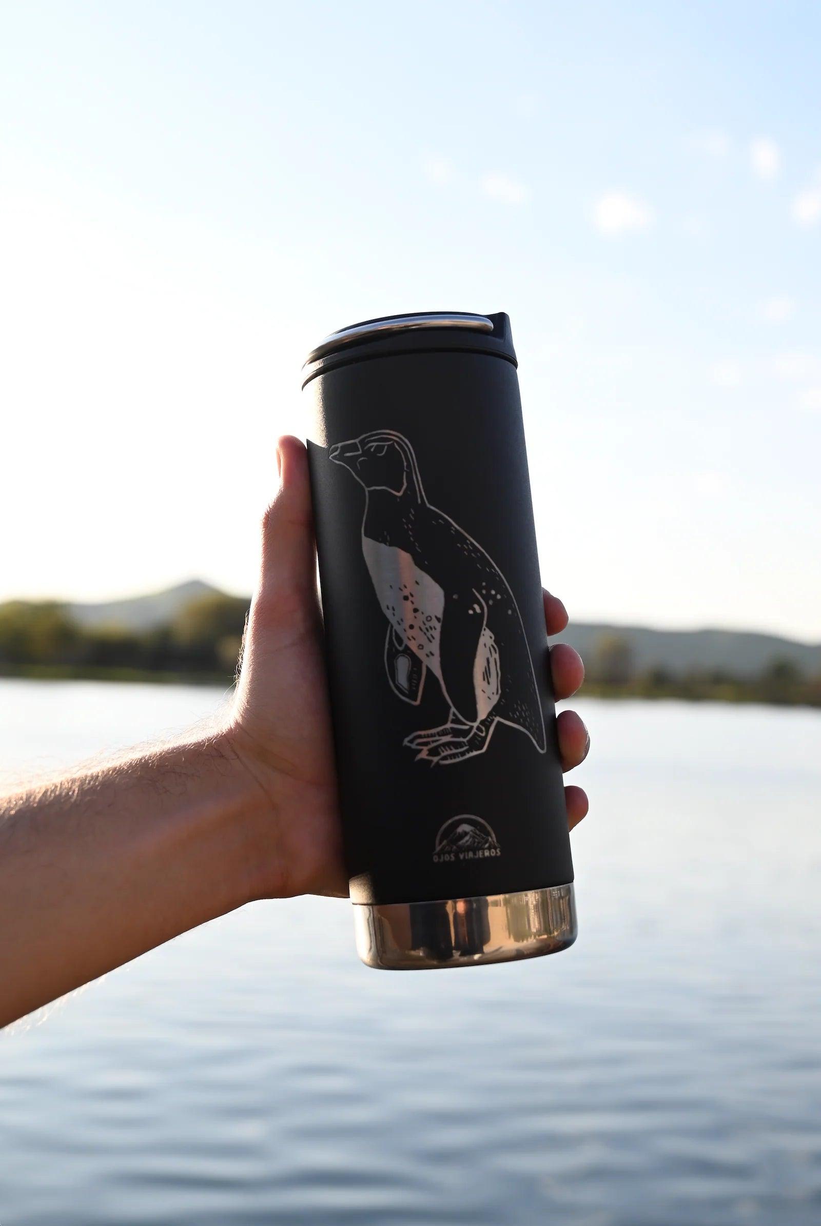 Botella TKwide Klean Kanteen - Pingüino de Humboldt - Ojos Viajeros